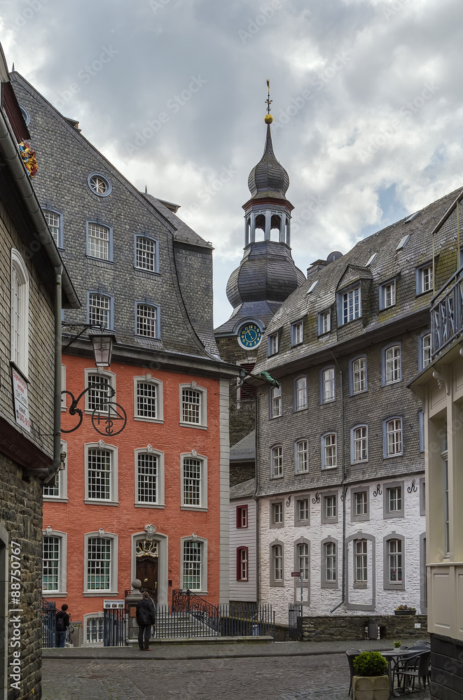 square in Monschau, Germany
