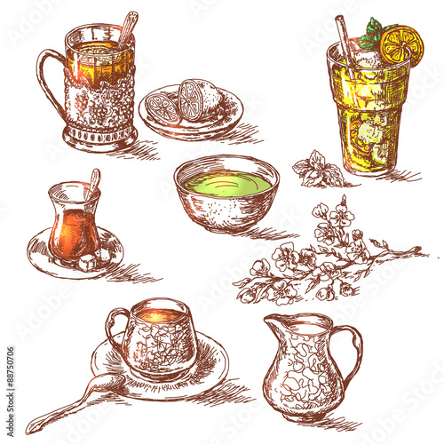 Various Teas Set