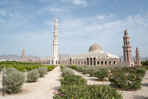 Sultan Qaboos Grand Mosque in Muscat, Oman photo