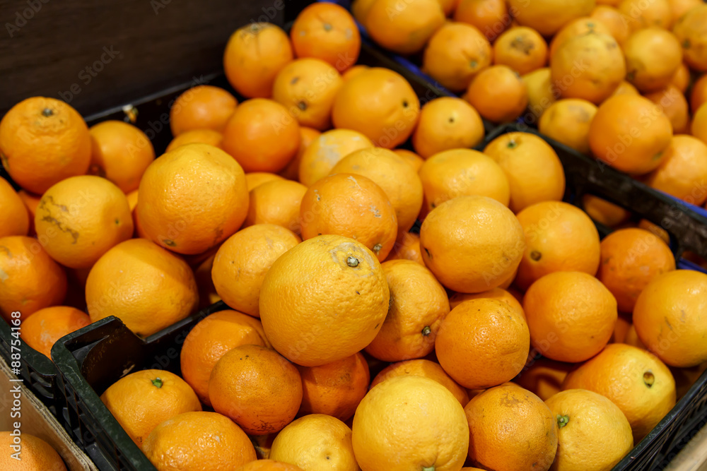 orange group from the farmer market