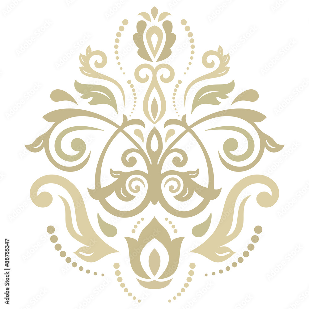 Damask Vector Oriental Pattern