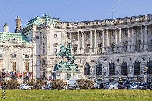Monument of Prinz Eugen of Savoy in Hofburg, Vienna, Austria.
