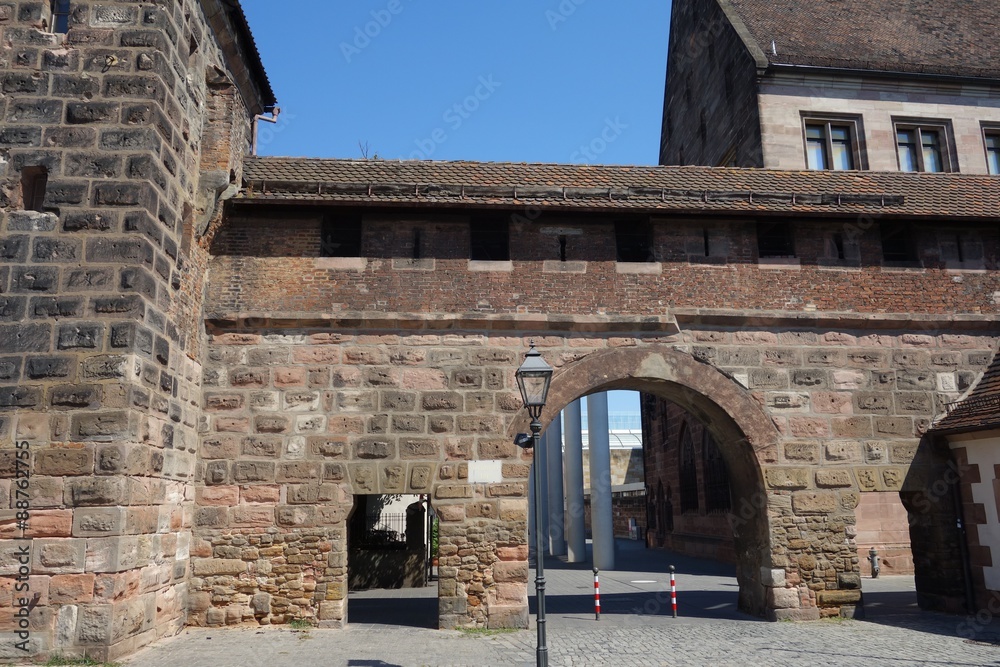 Mittelalter Stadtmauer