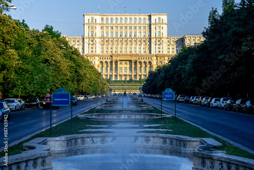 Parliament building in Bucharest
