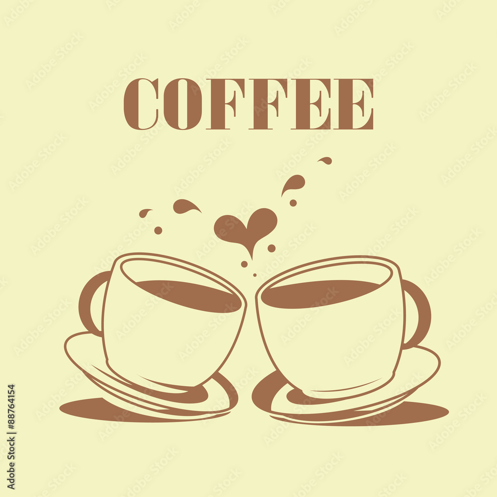 Obraz premium coffee cup vector