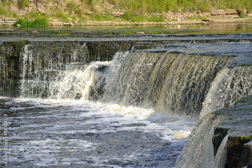 Small waterfall.