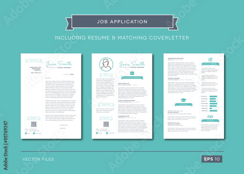 Fancy job application template