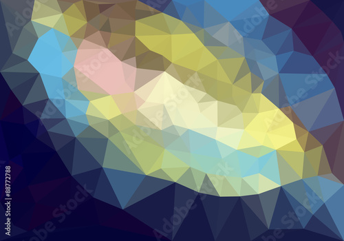 Colorful polygonal background