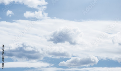 blue sky with cloud closeup © vadim yerofeyev