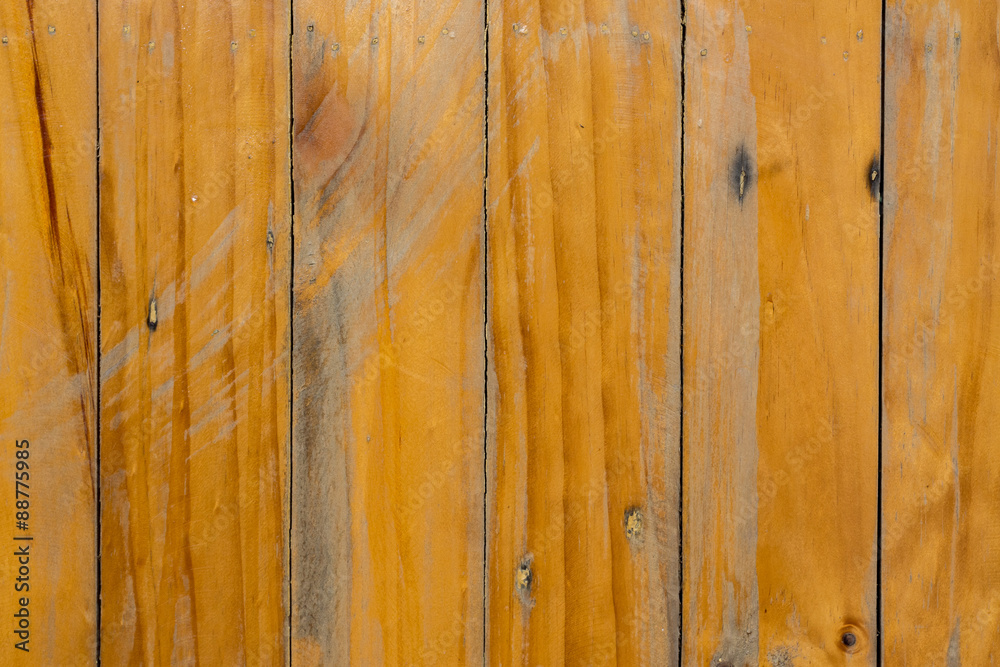 Fototapeta premium Wood vertical orange