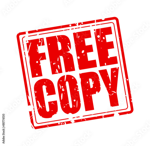 Free copy red stamp text