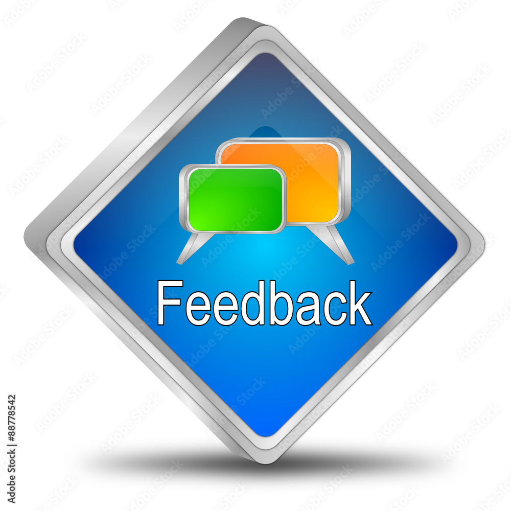 Fototapeta premium Feedback button