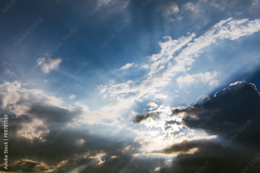 Obraz premium Evening Summer Sky