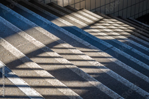 shades and stairs