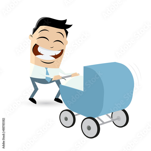 baby vater kinderwagen elternzeit