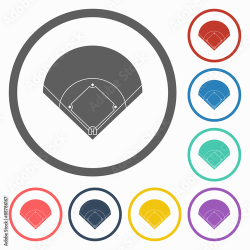 baseball field icon