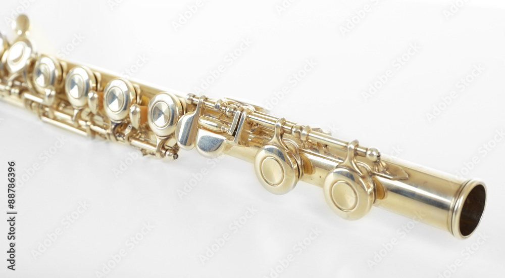 Fototapeta premium Flute isolated on white