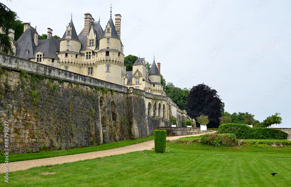 Usse castle in Loire Valley, France
