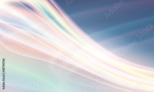 Abstract colored background and two vector rainbows