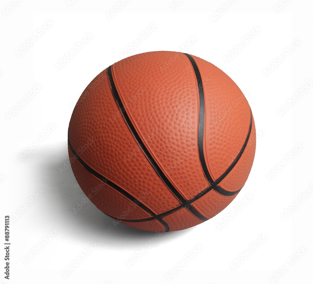 Fototapeta premium basketball on white