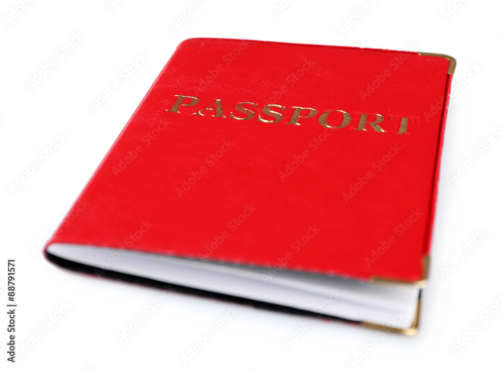 Passport isolated on white Passport isolated on white