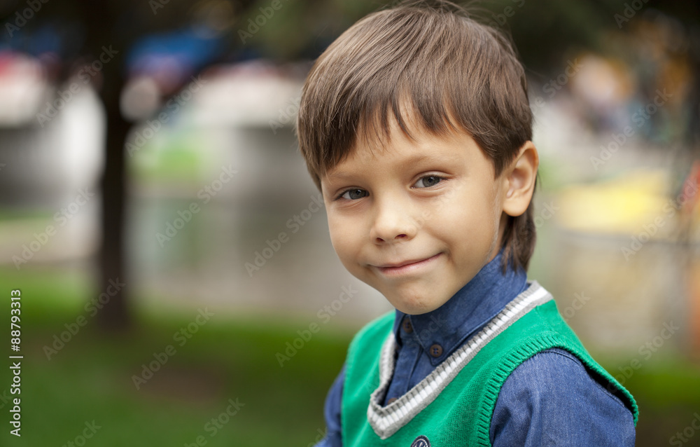 Closeup portrait of beautiful little boy Closeup portrait of beautiful little boy