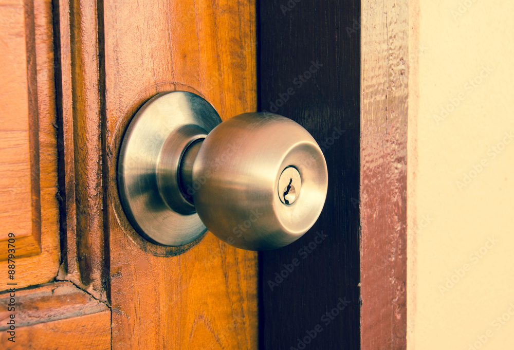 Door lock and door knob Door lock and door knob