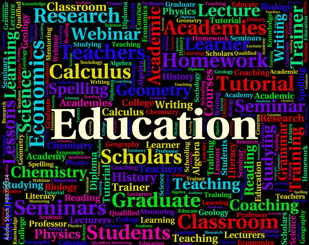 Education Word Means Development Educate And Tutoring Education Word Means Development Educate And Tutoring