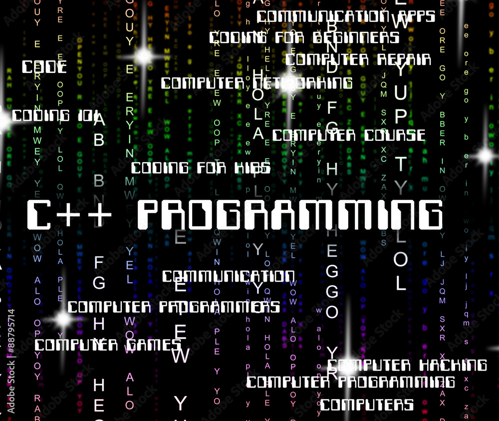 C++ Programming Indicates Software Development And Application