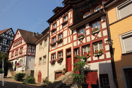 Ravensburg farbige Fachwerkhäuser
