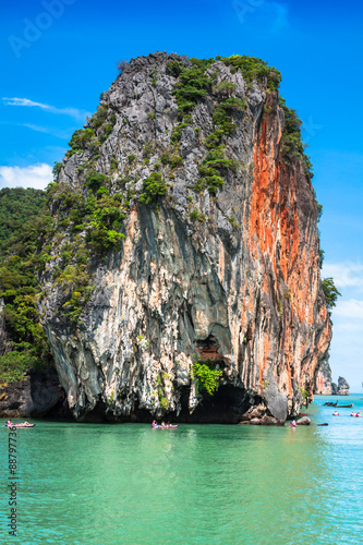 Beautiful scenery of Phang Nga National Park in Thailand