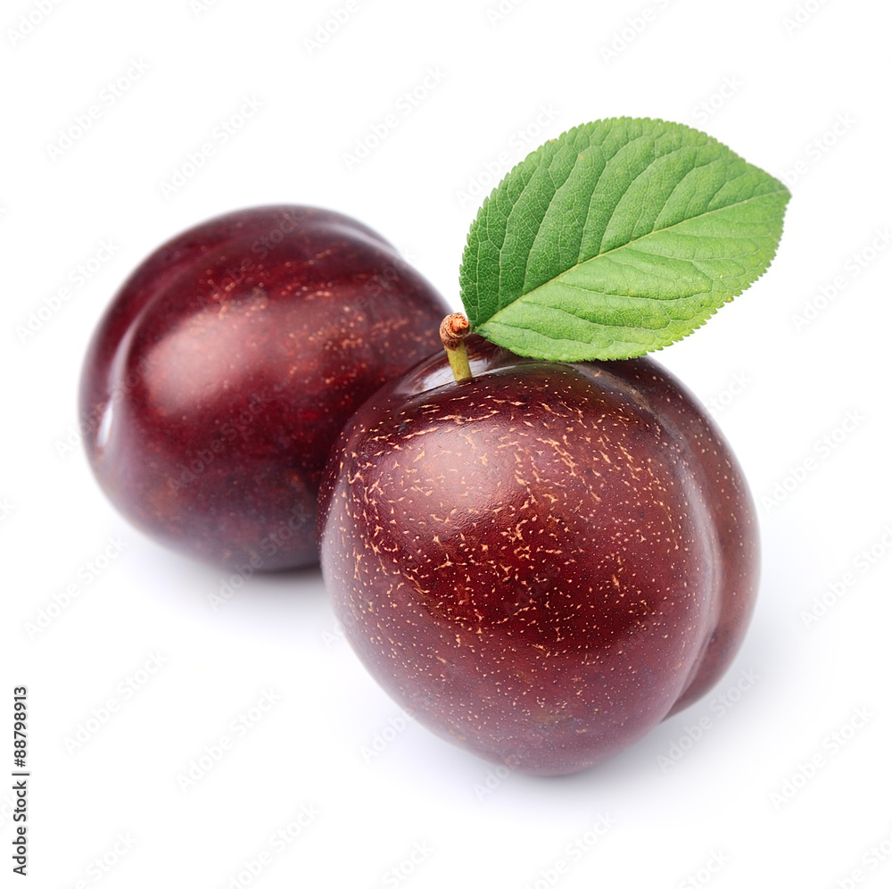 Ripe plums