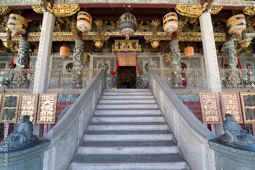 Khoo Kongsi, Chinese Clan House and temple at George town, the UNESCO world heritage site, Penang, Malaysia.