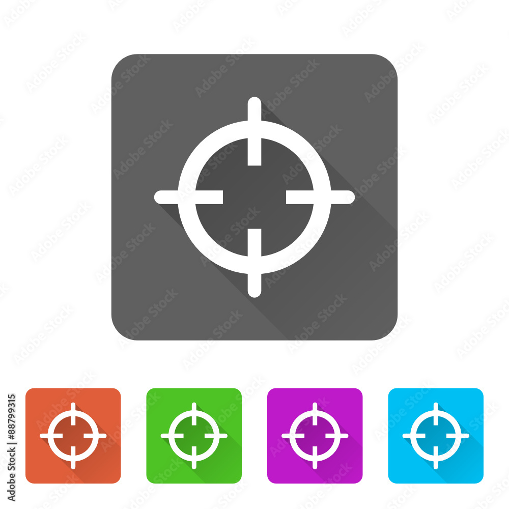 App Icon Long Shadow - 5 Colors
