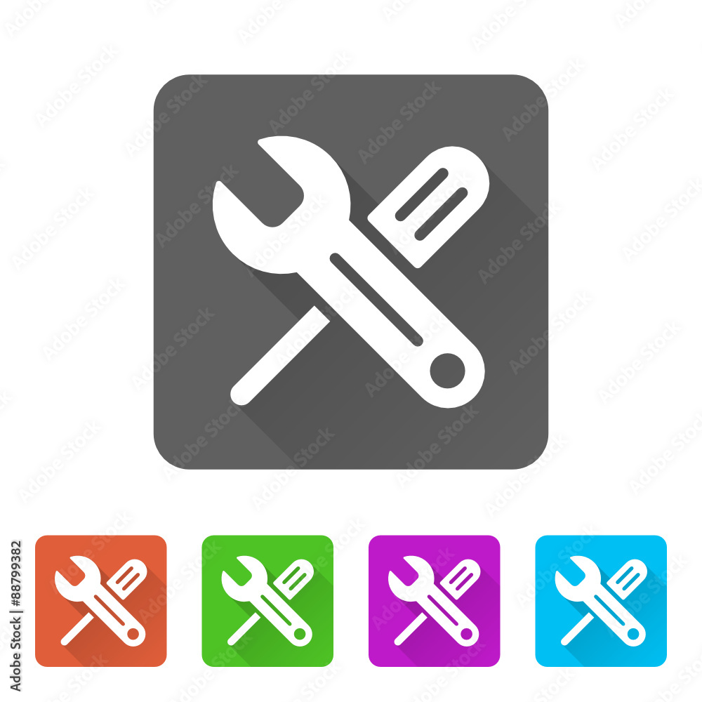 App Icon Long Shadow - 5 Colors App Icon Long Shadow - 5 Colors