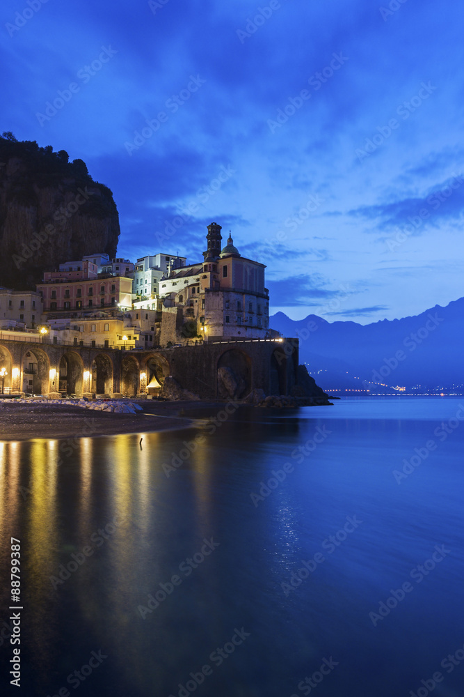 Atrani on Amalfi Coast in Italy