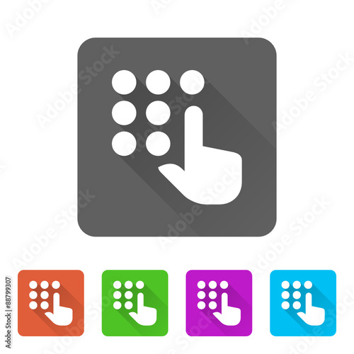 App Icon Long Shadow - 5 Colors