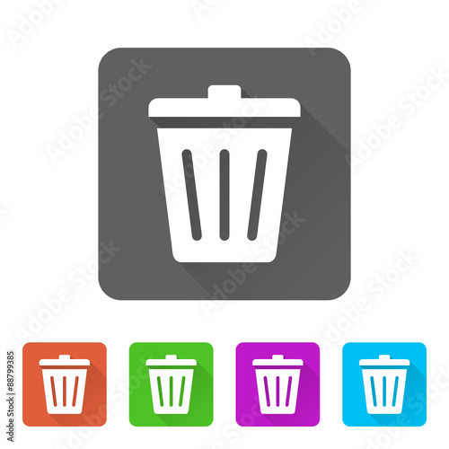 App Icon Long Shadow - 5 Colors