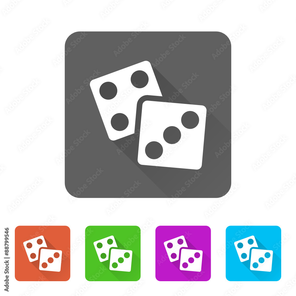 App Icon Long Shadow - 5 Colors App Icon Long Shadow - 5 Colors