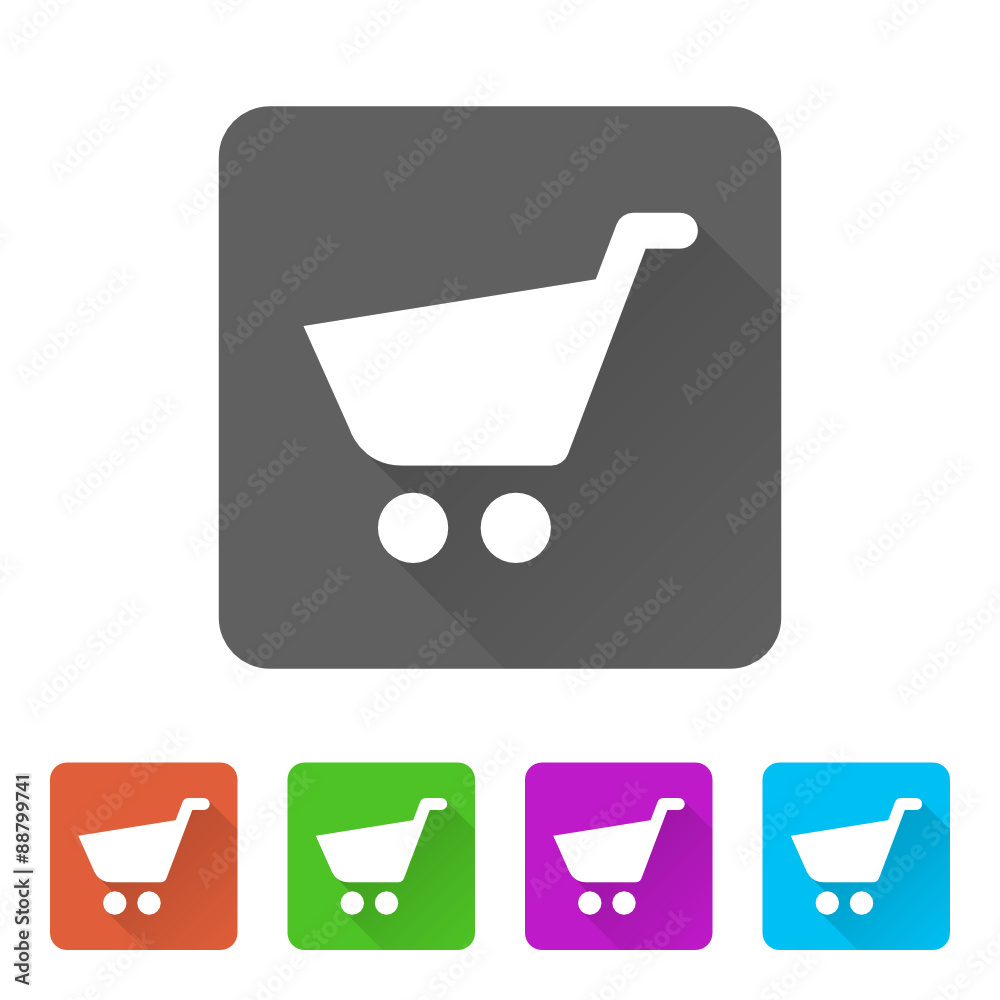 App Icon Long Shadow - 5 Colors App Icon Long Shadow - 5 Colors
