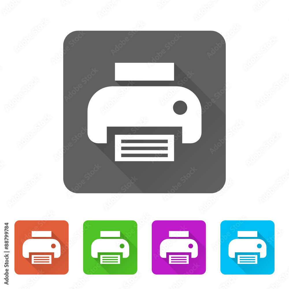 App Icon Long Shadow - 5 Colors App Icon Long Shadow - 5 Colors