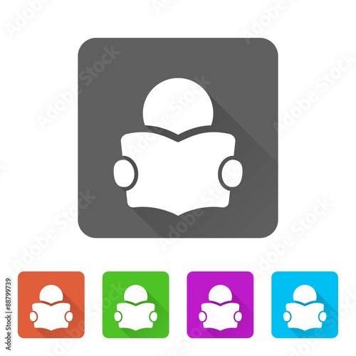 App Icon Long Shadow - 5 Colors