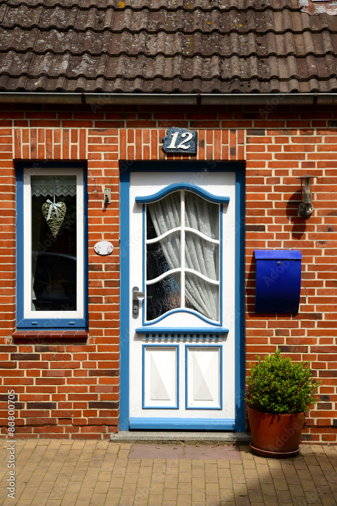 Haustür in Friedrichstadt - Nordfriesland Haustür in Friedrichstadt - Nordfriesland