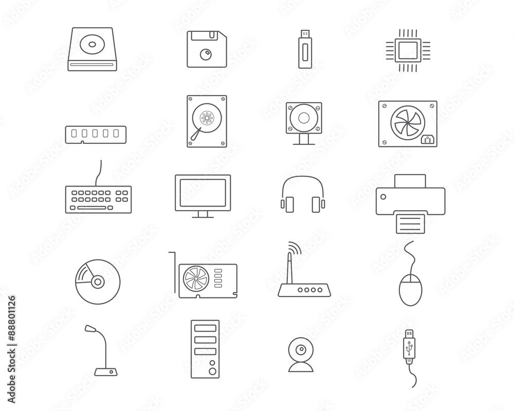 Computer devices Icon Set Computer devices Icon Set