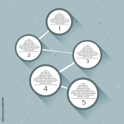 Vector template, background for web design or presentation and infographic. photo