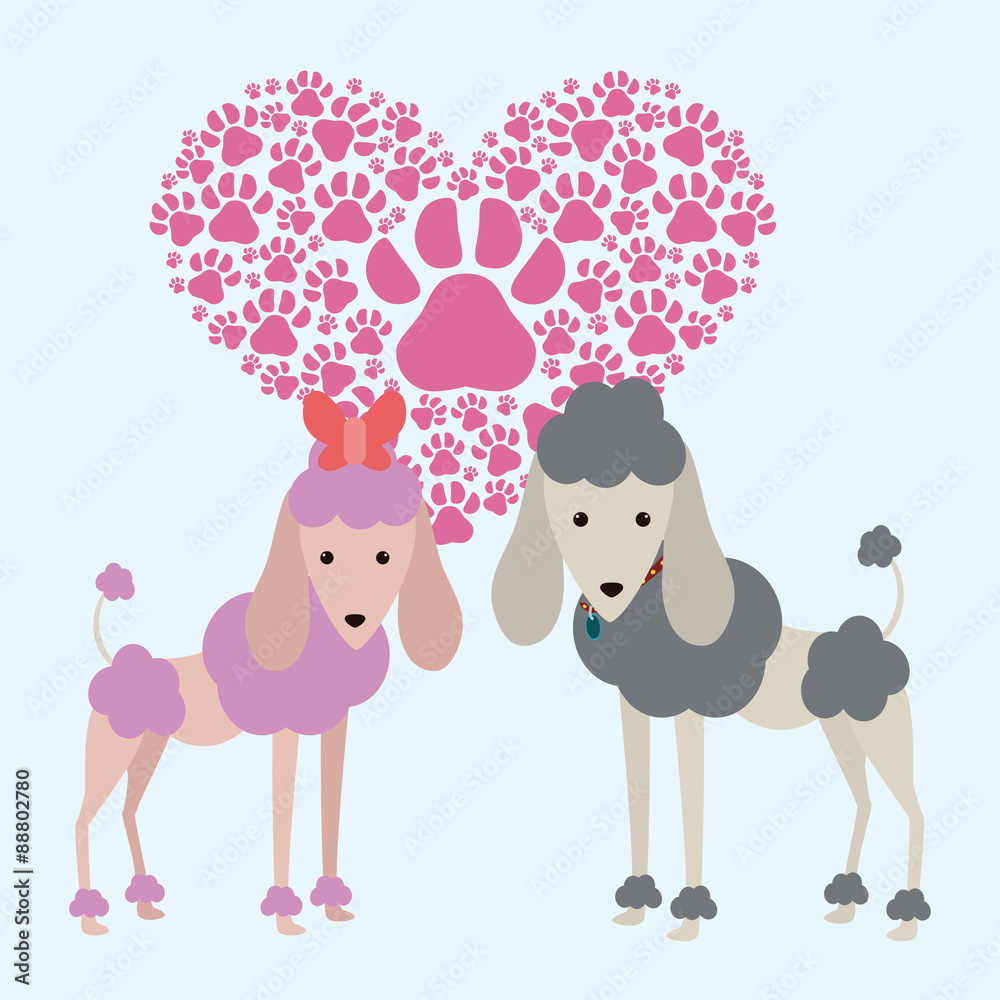 Obraz premium PetÂ´s love design