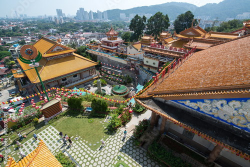 Buddhist temple Kek Lok Si in Penang, Malaysia, Georgetown photo