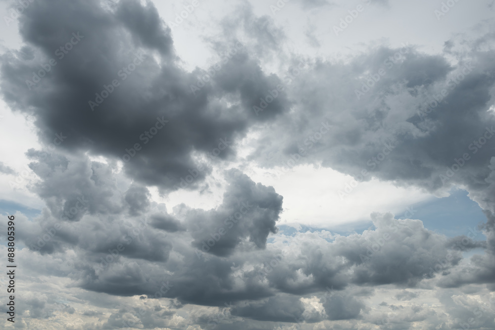 Sky, dark storm clouds before rain Sky, dark storm clouds before rain
