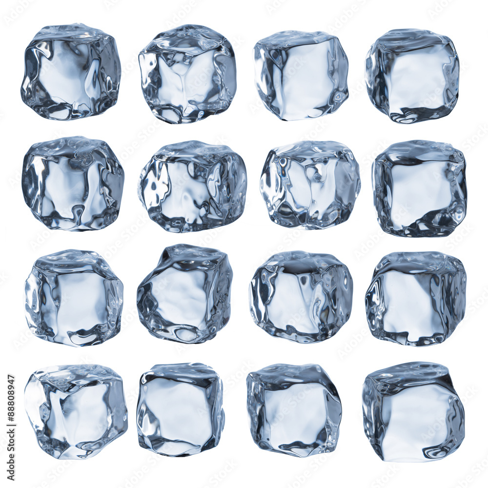 Naklejka premium Ice Cubes