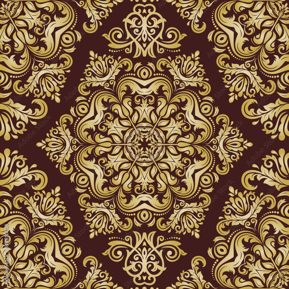Damask Seamless Vector Pattern
